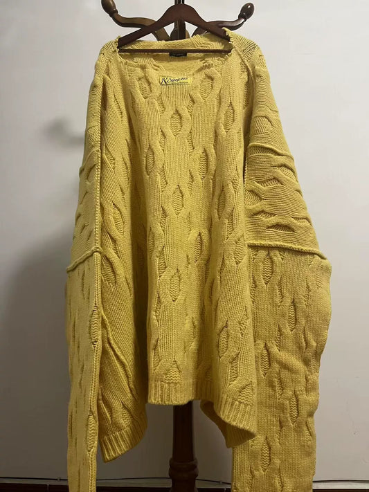 RAF SIMONS Oversized Knit Sweater