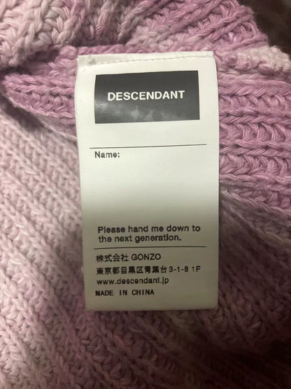 Descendant 18AW Whale Tie-Dye Sweater