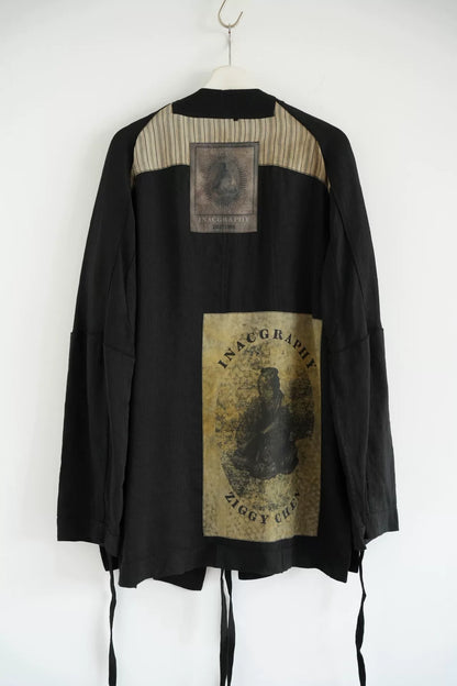 ziggy chen double-faced robe coat