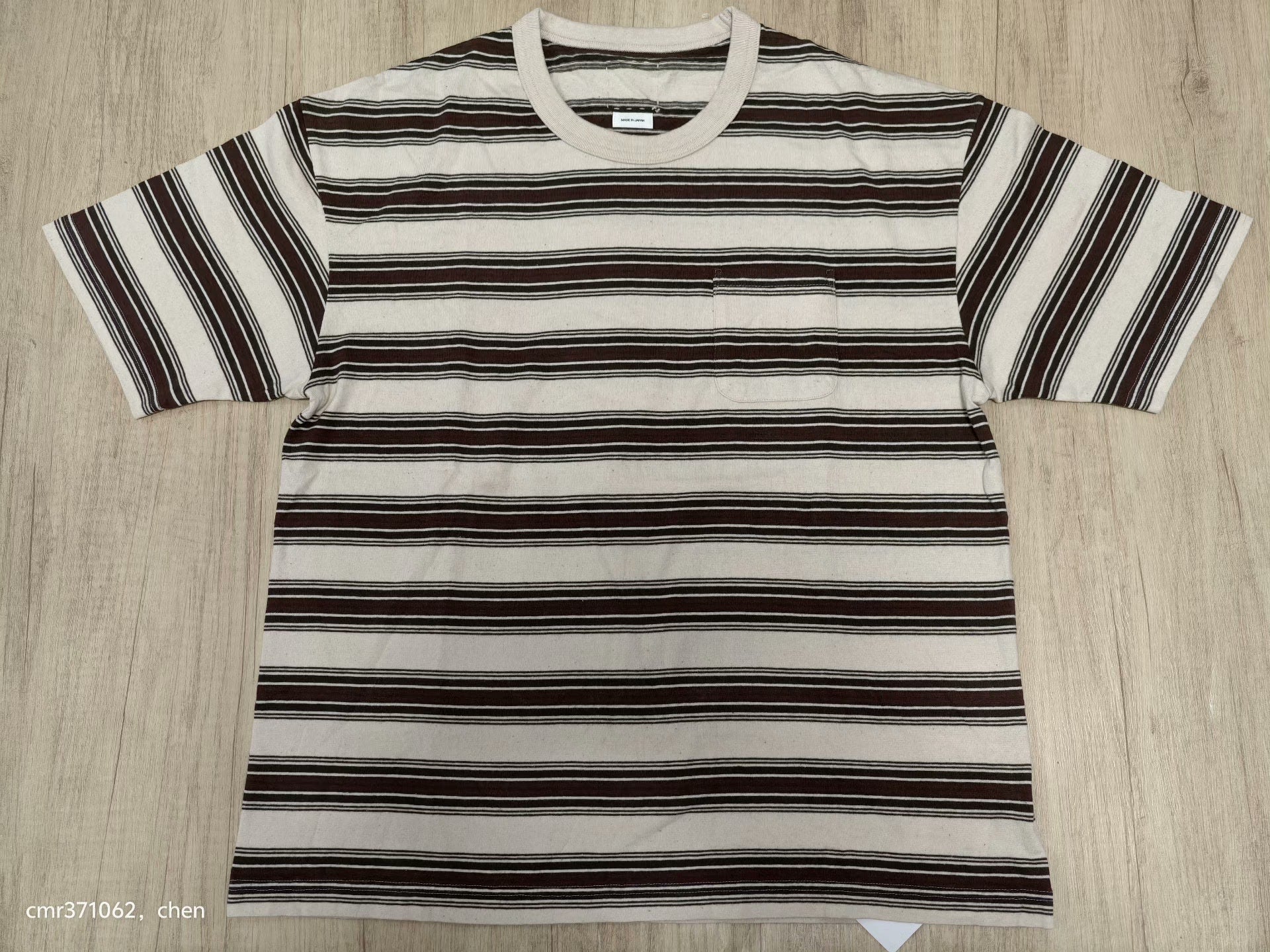 VISVIM 22SS BORDER JUMBO TEE