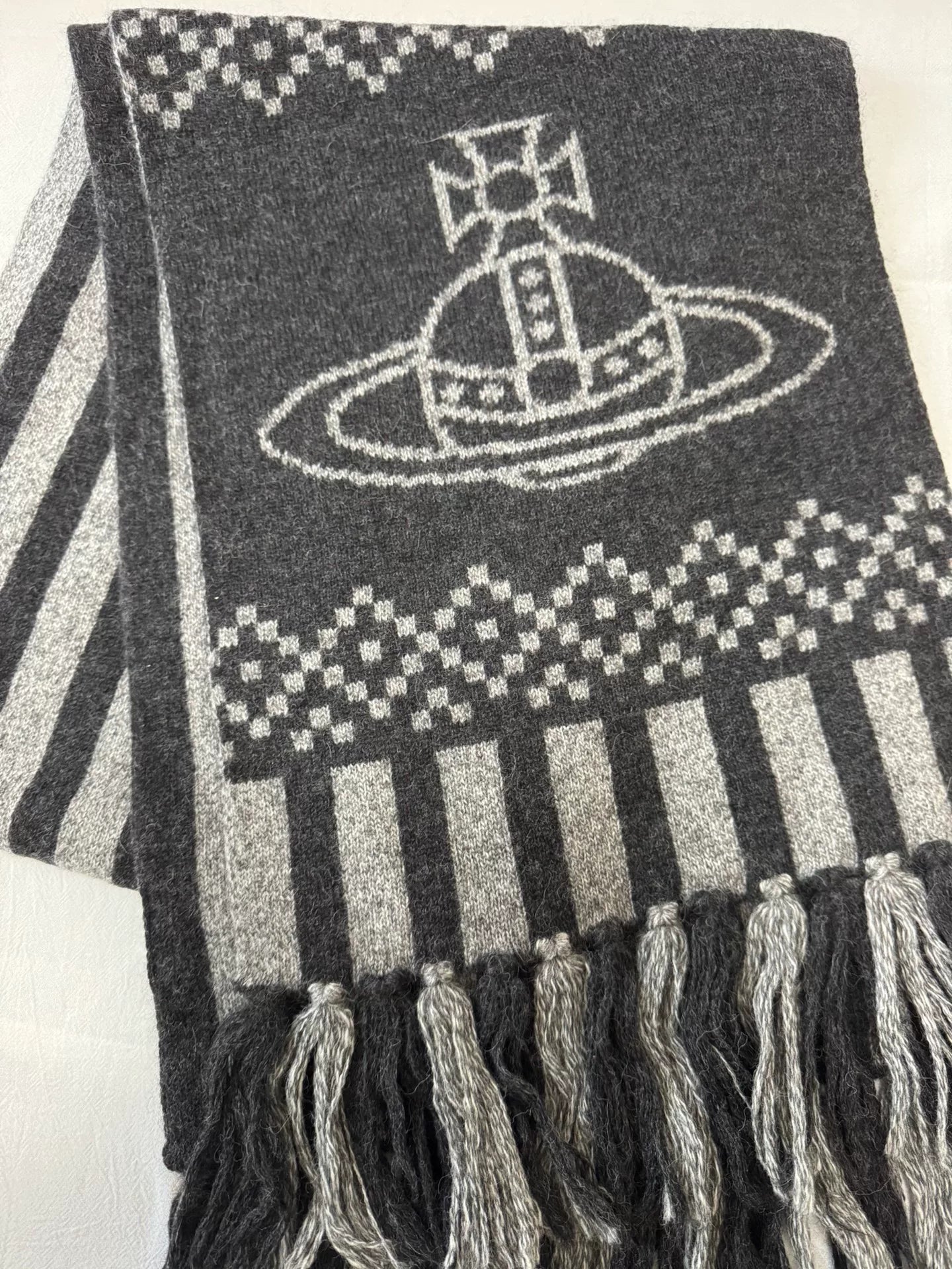 Vivienne Westwood Saturn Logo Scarf