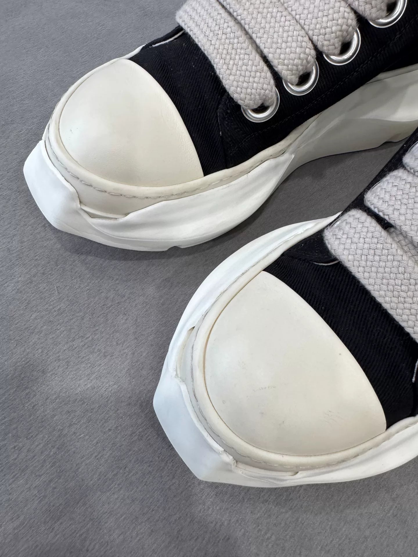 Rick Owens High-Top Thick Sole Sneakers