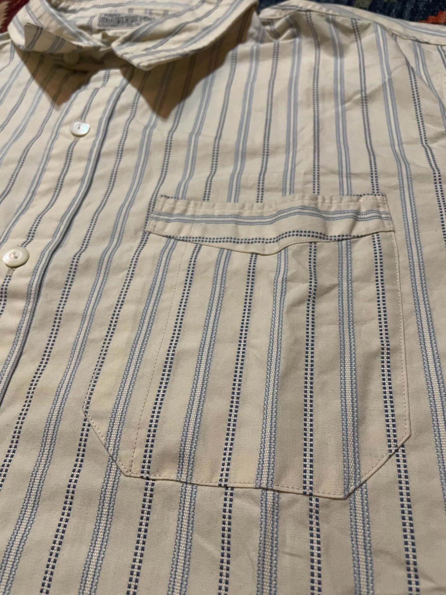 RRL Rare Vintage Striped Work Shirt