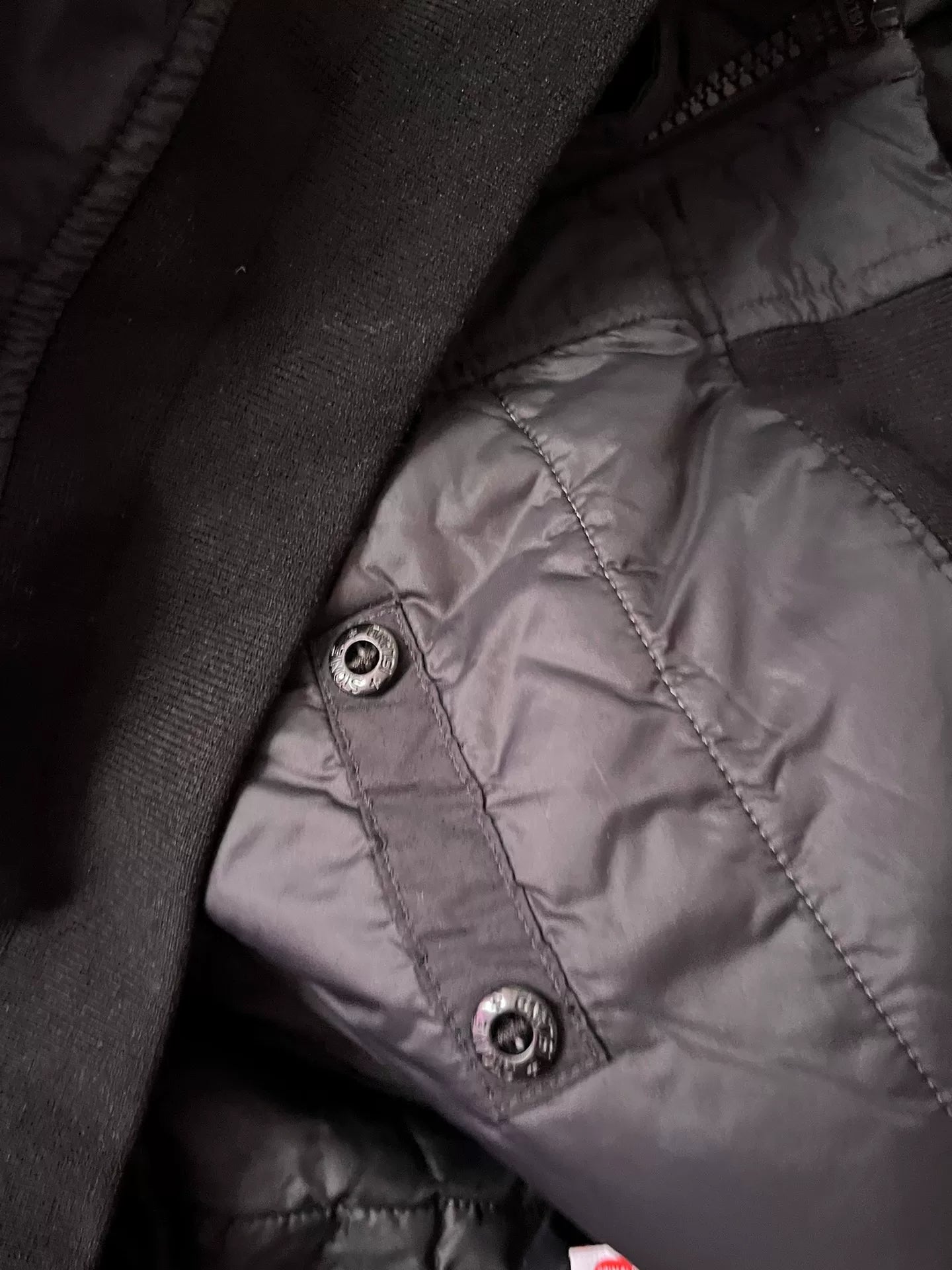 Stone Island Black Cotton Pilot Jacket