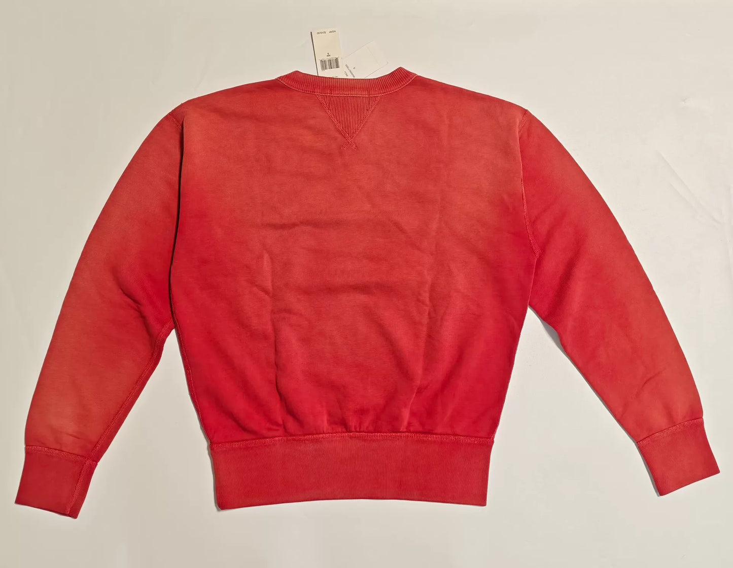 ralph lauren rrl vintage red sweatshirt