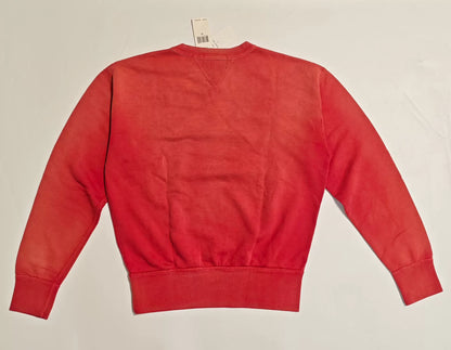 ralph lauren rrl vintage red sweatshirt