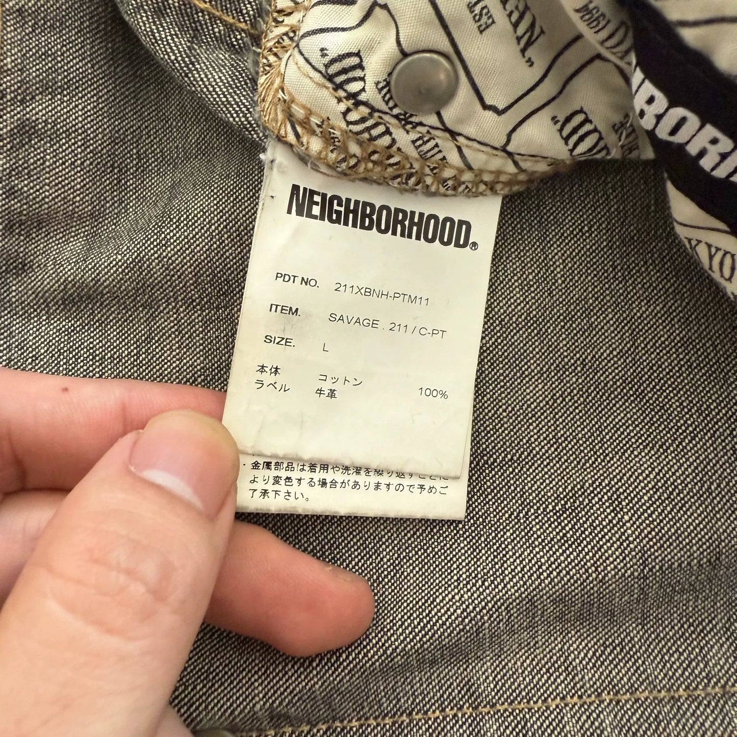 Neighborhood 21ss Nevada Denim Jeans Size L