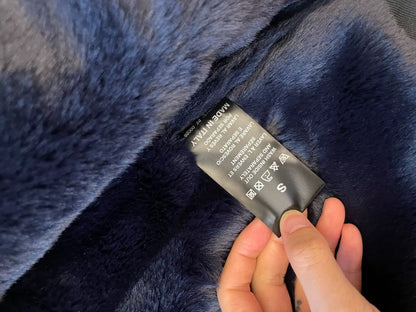 Raf Simons Faux Fur Coat Size S
