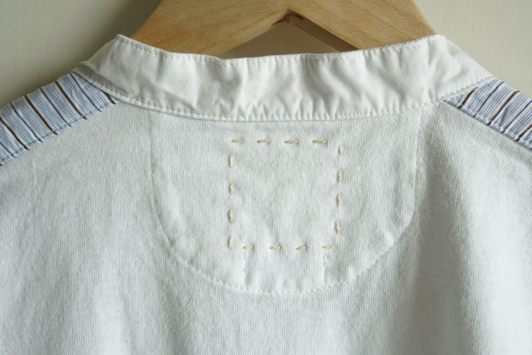 visvim marcella kurta striped long sleeve shirt