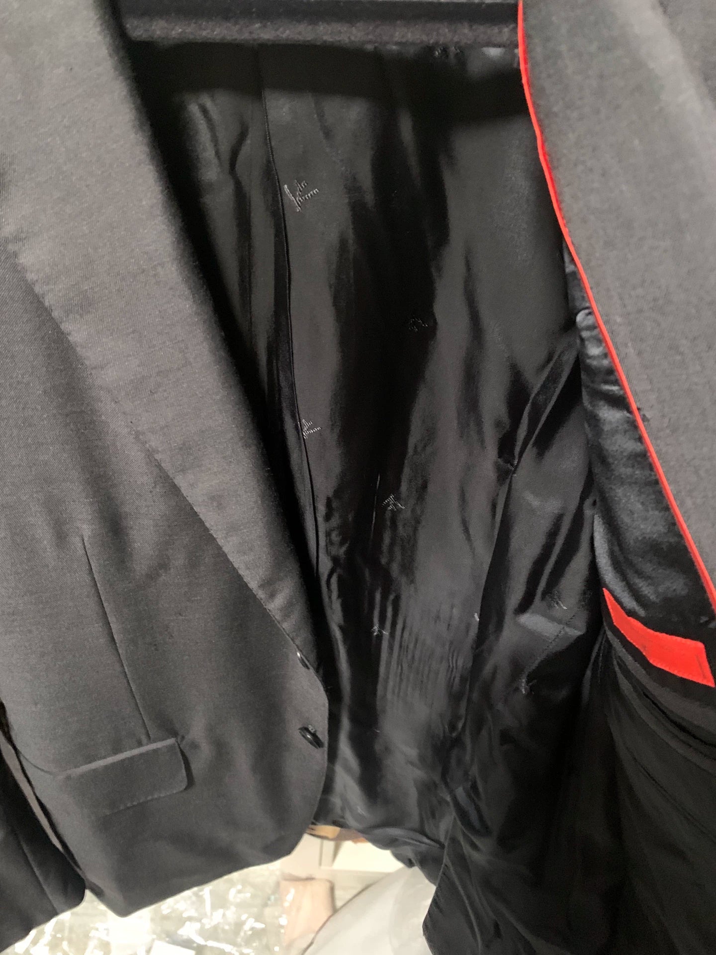 isaia Napoli grey single breasted blazer