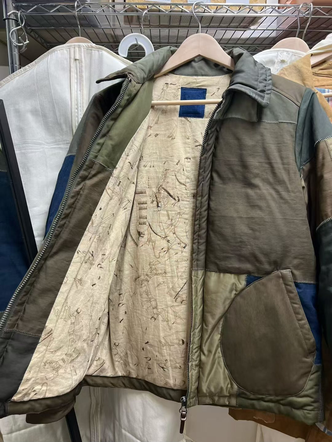VISVIM ICT Garage Down Jacket Olive