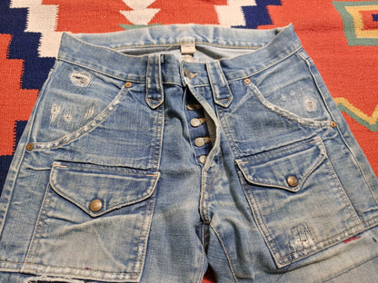 RRL Bootcut Patch Jeans