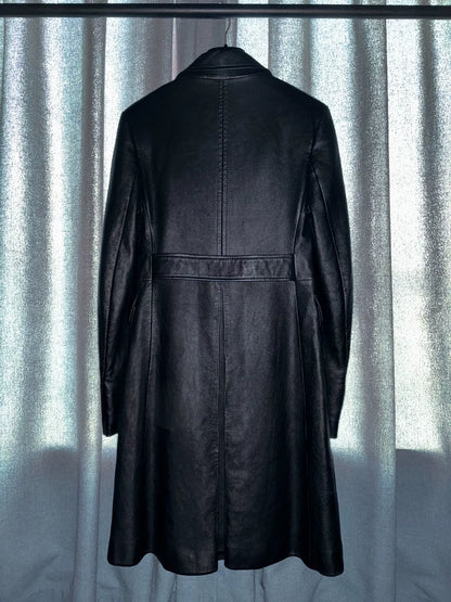 celine double-breasted lambskin coat 2020fw