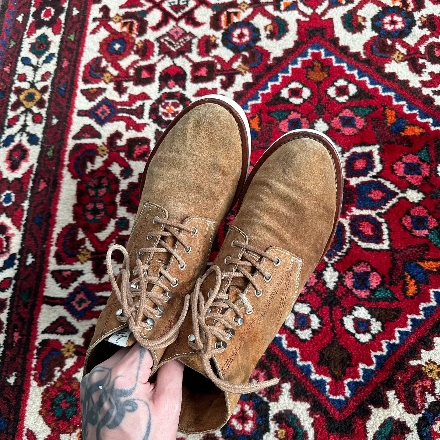Visvim Suede Boots vintage Style
