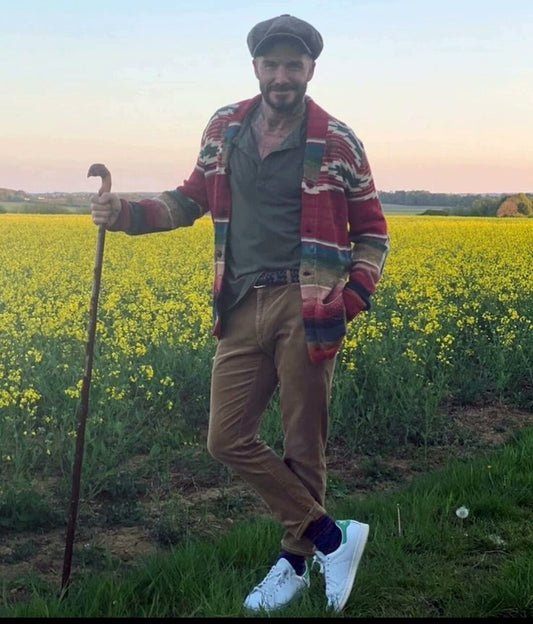 RRL Navajo Patchwork Christmas Sweater