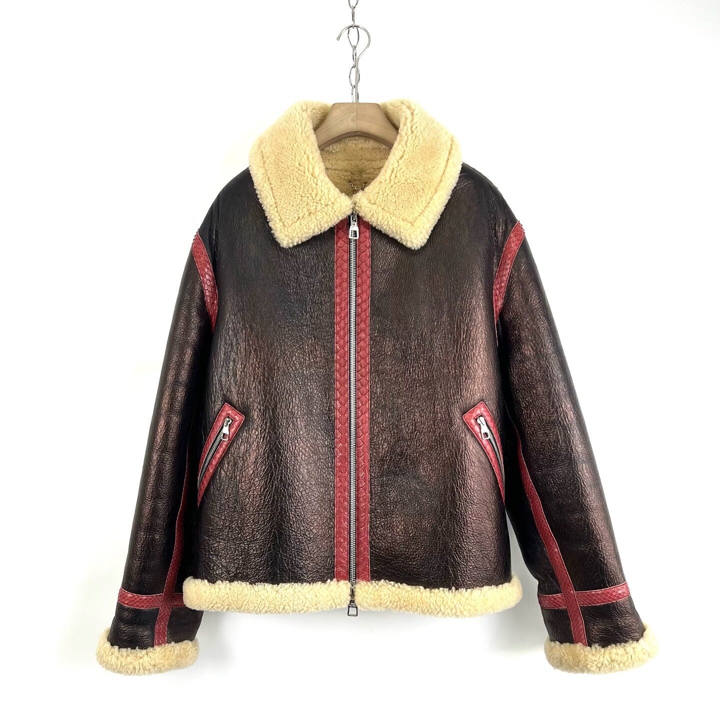 Louis Vuitton Runway Black Red Jacket