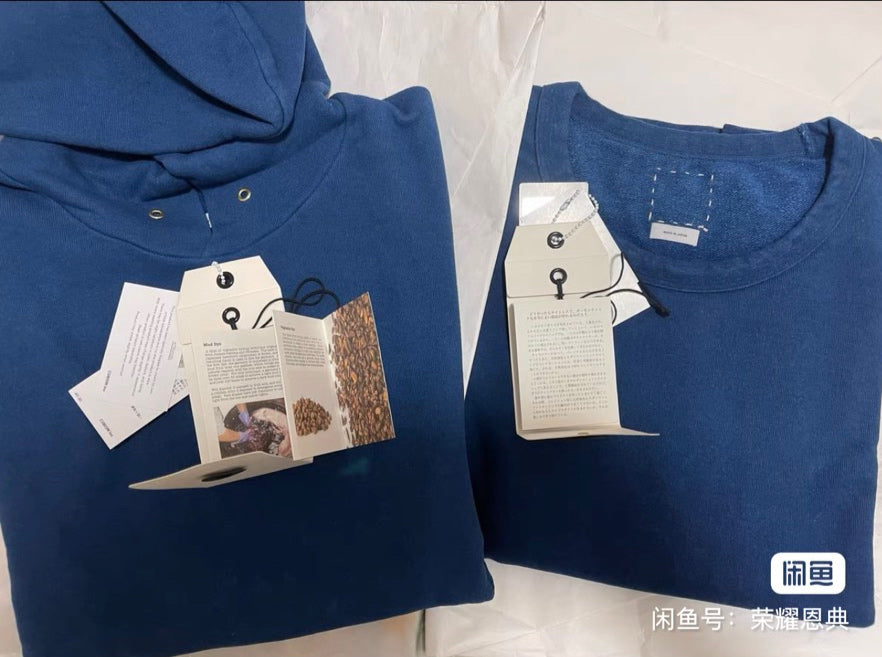 visvim jumbo indigo sweatshirt