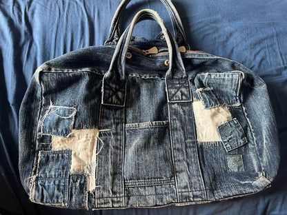 Porter Classic Vintage Denim Handbag
