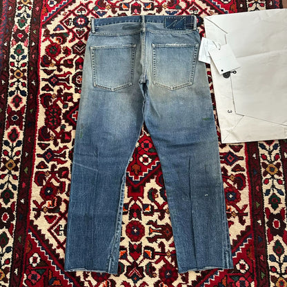 visvim dry8 distressed denim pants size 3