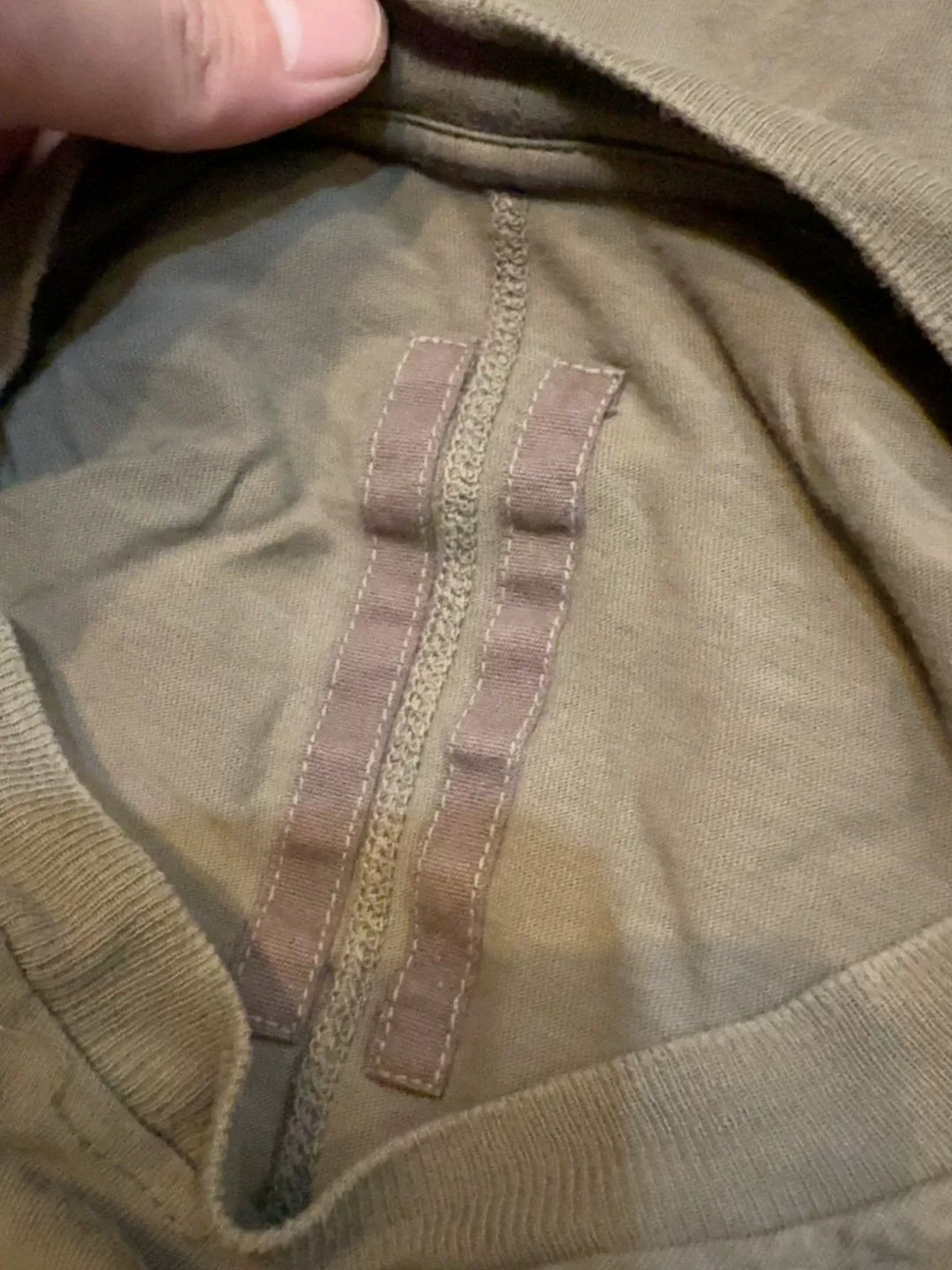 Rick Owens Green Short Sleeve Tee