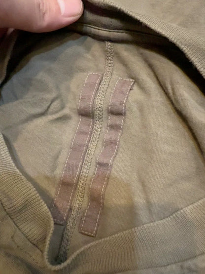 Rick Owens Green Short Sleeve Tee