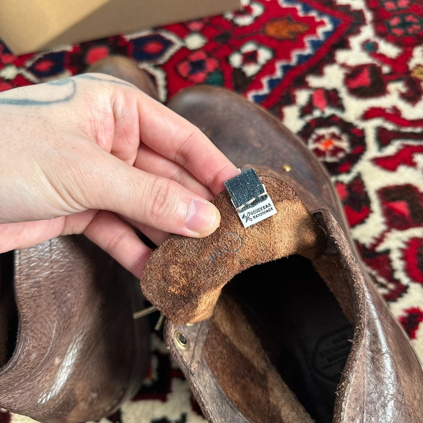 visvim brigadier boots size m10.5