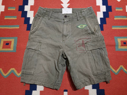 Early Heavyweight RRL Distressed Cargo Shorts