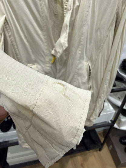 Sheer Layered Stand Collar Jacket