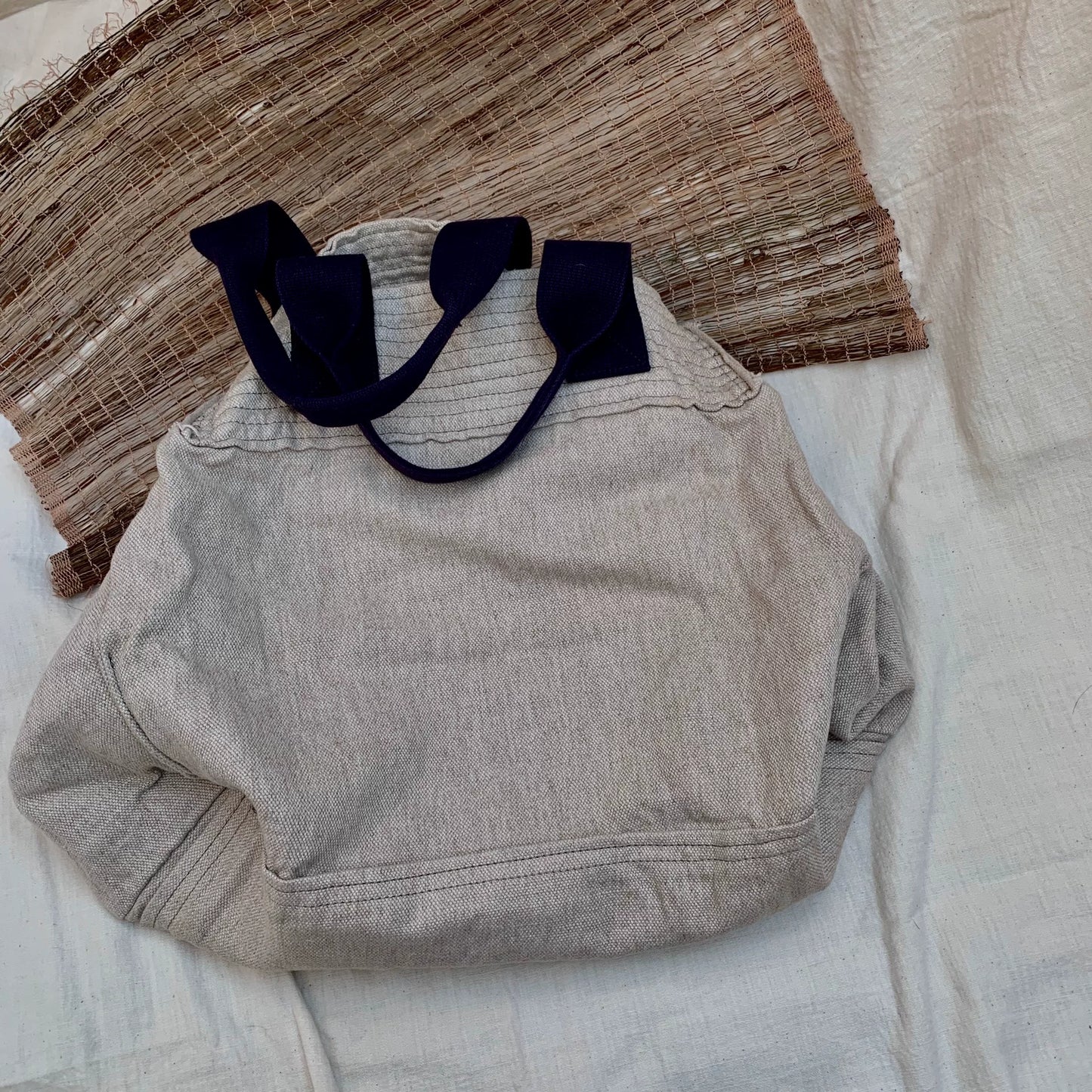Comme des Garcons 05s Tricot Oversized Linen Tote