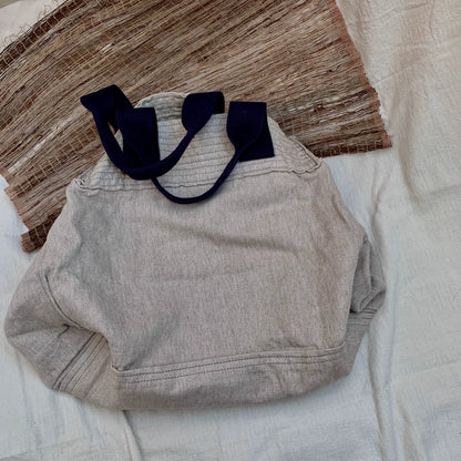 Comme des Garcons 05s Tricot Oversized Linen Tote