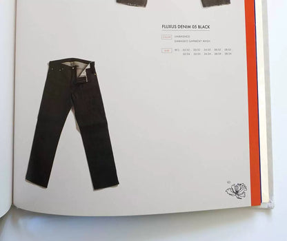 visvim fluxus 05 black denim pants