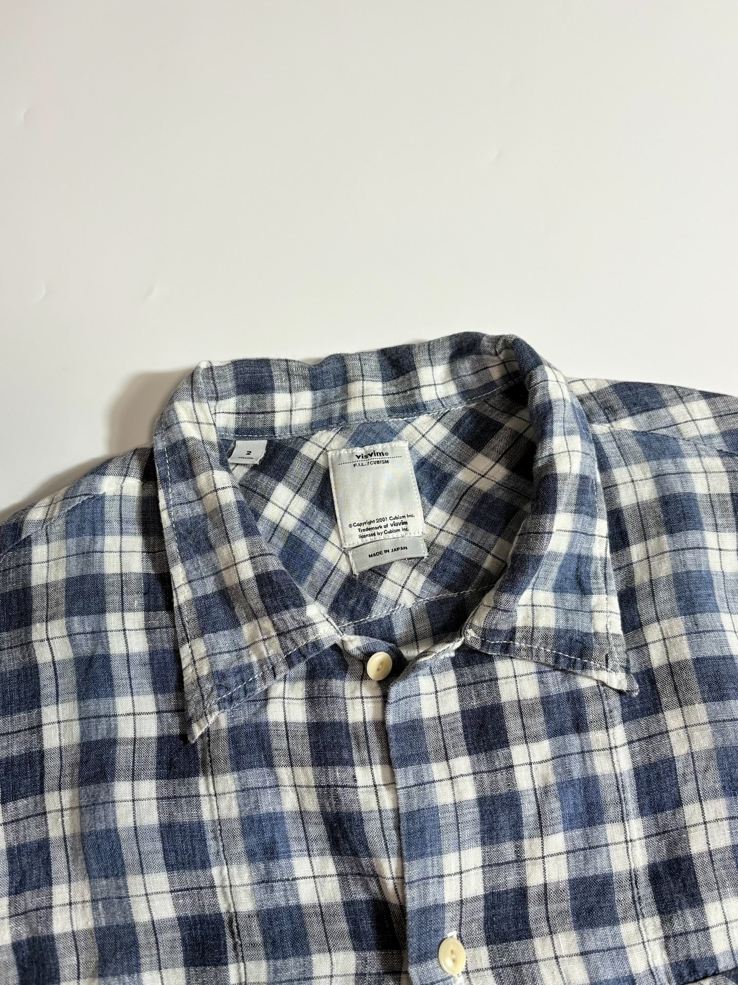 VISVIM Linen Plaid Shirt