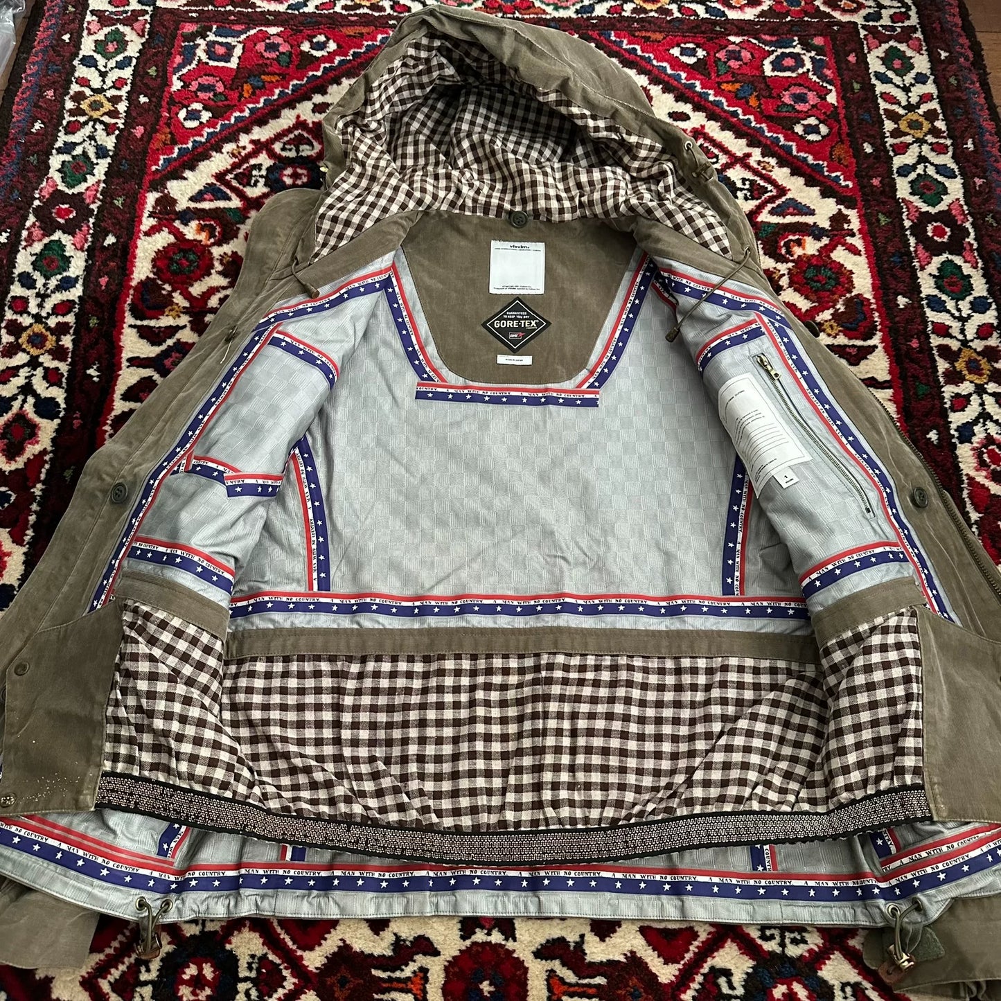 visvim gore-tex corduroy jacket size 1