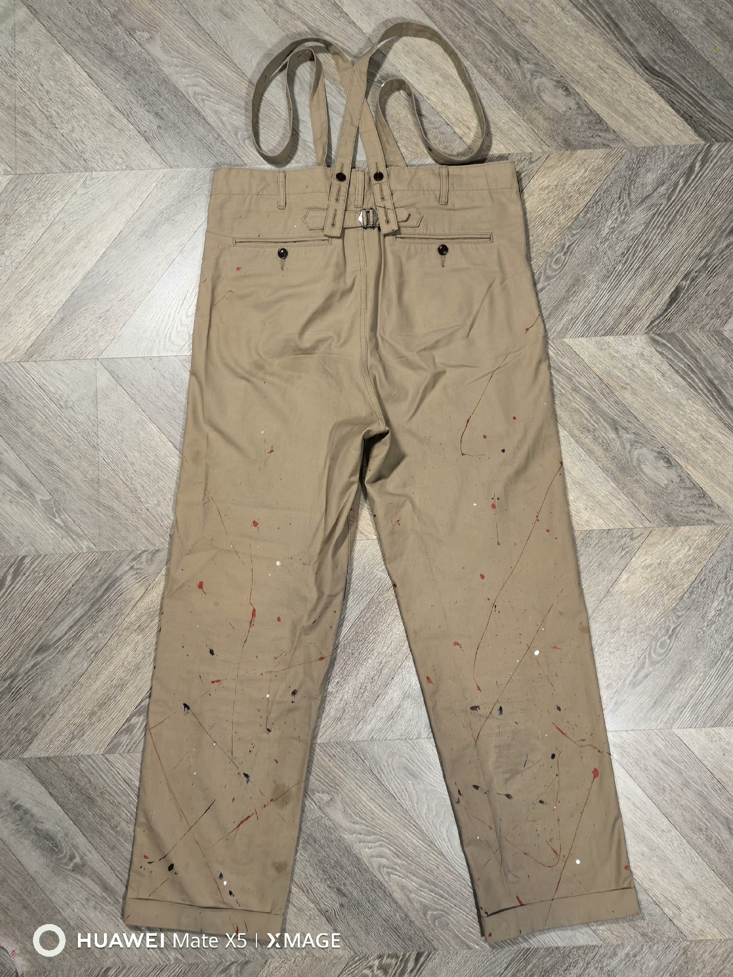 visvim camus braces pants with adjustable straps