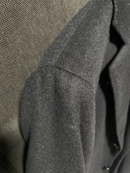 black cashmere wool blend coat size 46