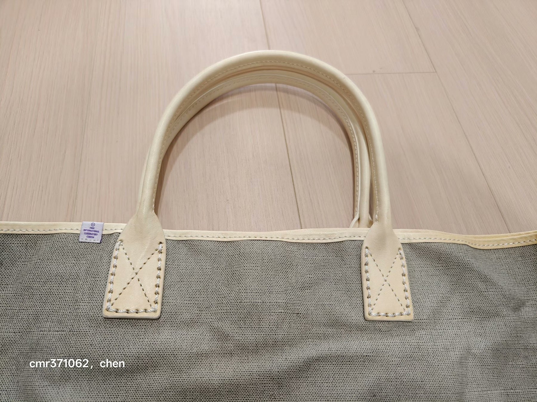 visvim coated canvas tote bag