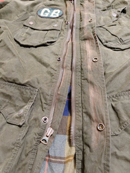 RRL Berkshire Camo Oilcloth Jacket