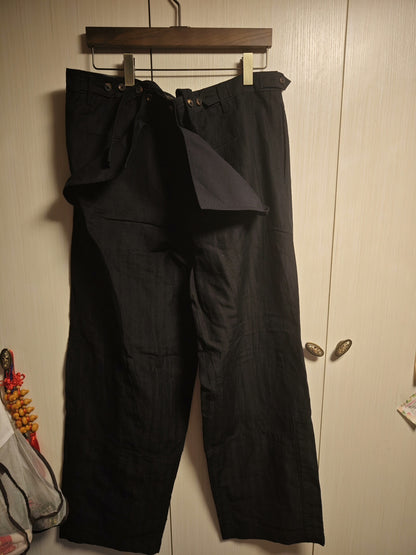 Ziggy Chen 21AW Bamboo Pattern Overalls