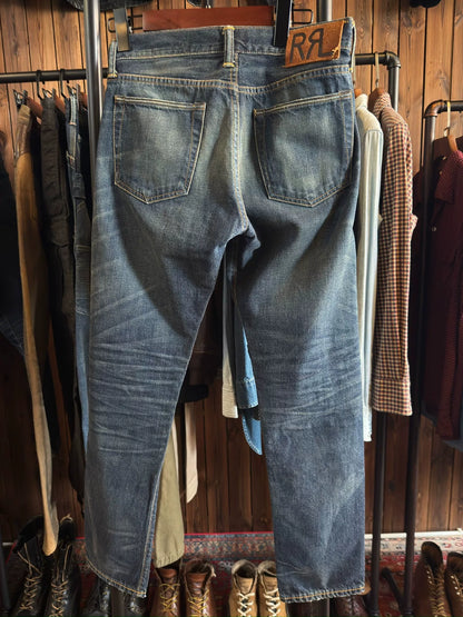 RRL American Knife-Cut Washed Jeans