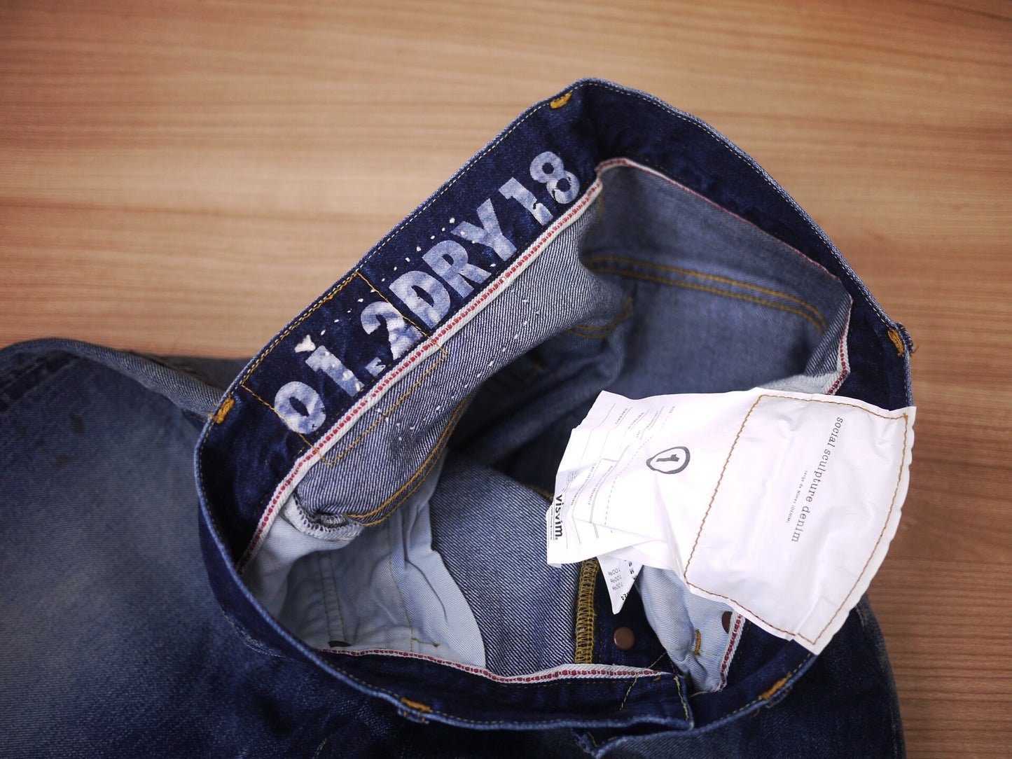 visvim social sculpture 01 slim dry denim 18