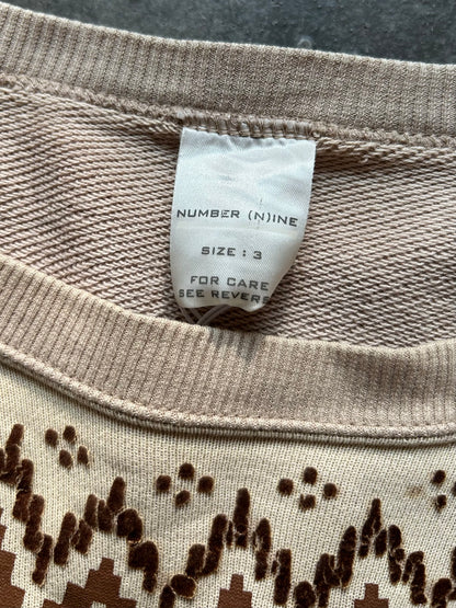 Number Nineteen Long Sleeve Printed Top