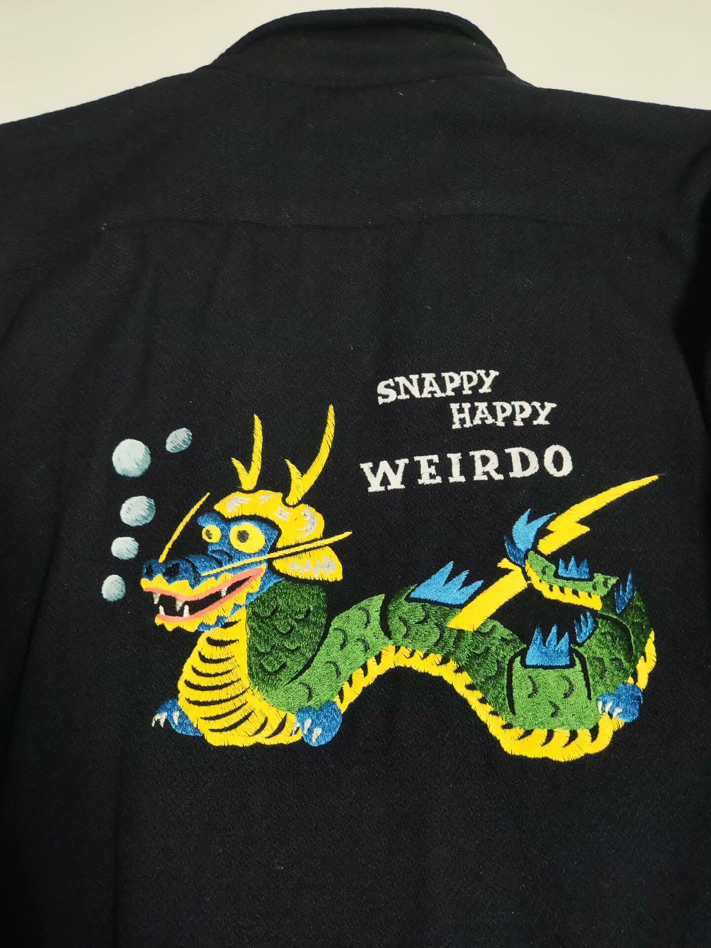 weirdo Gladhand Embroidered Vintage Wool Shirt