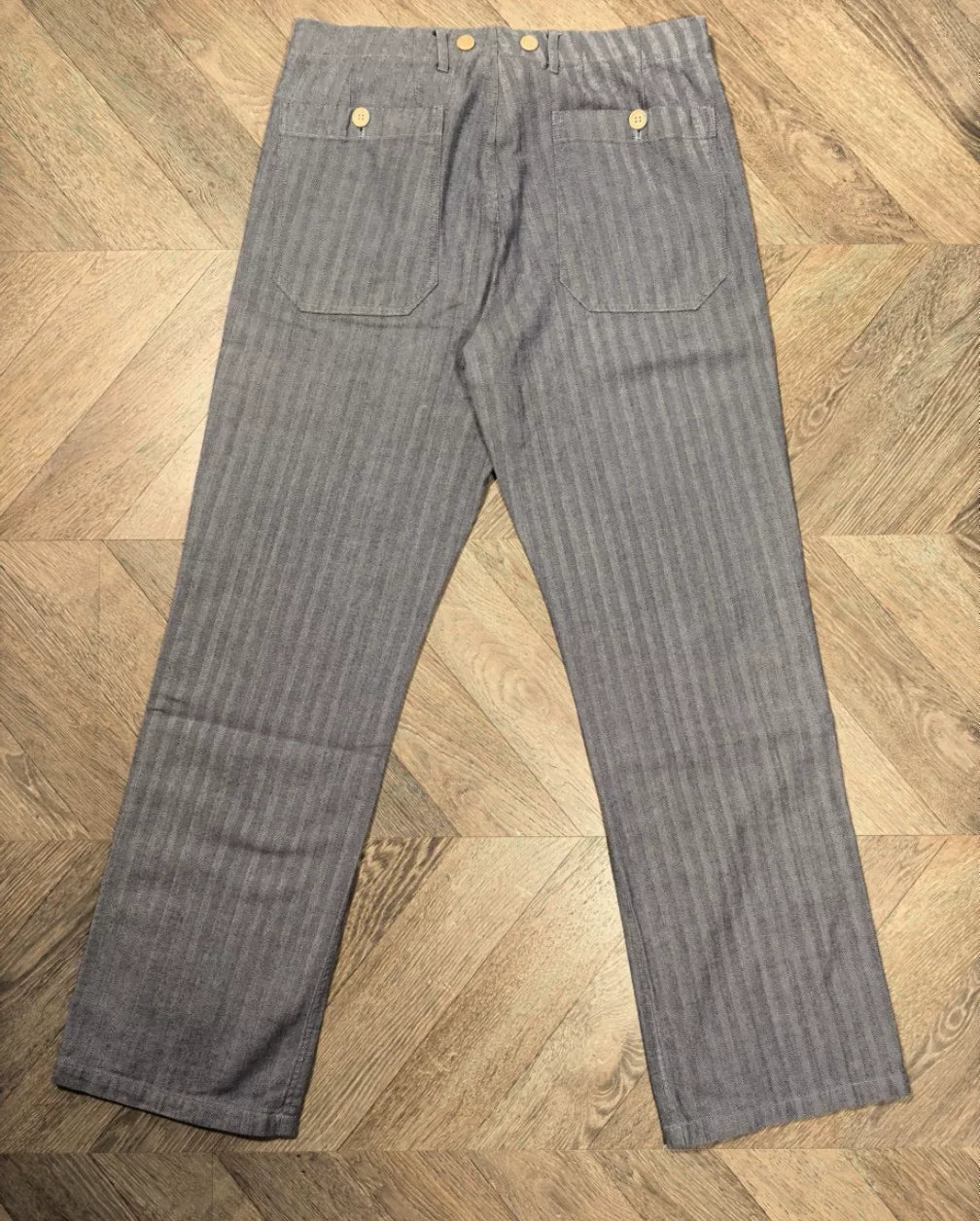 visvim herringbone pattern casual pants