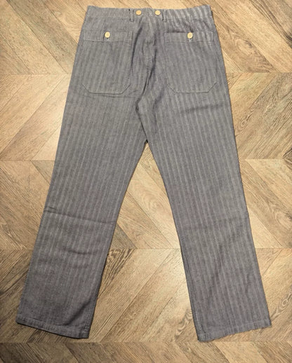 visvim herringbone pattern casual pants