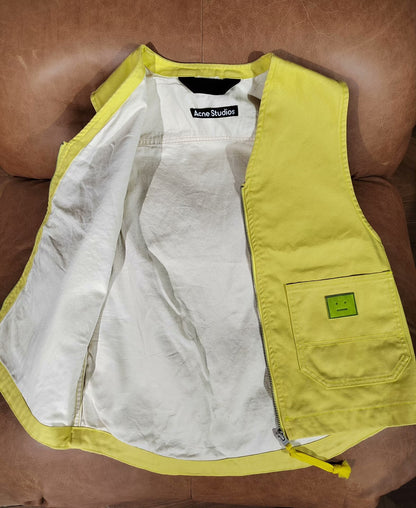 Acne Studios Smile Face Vest Yellow