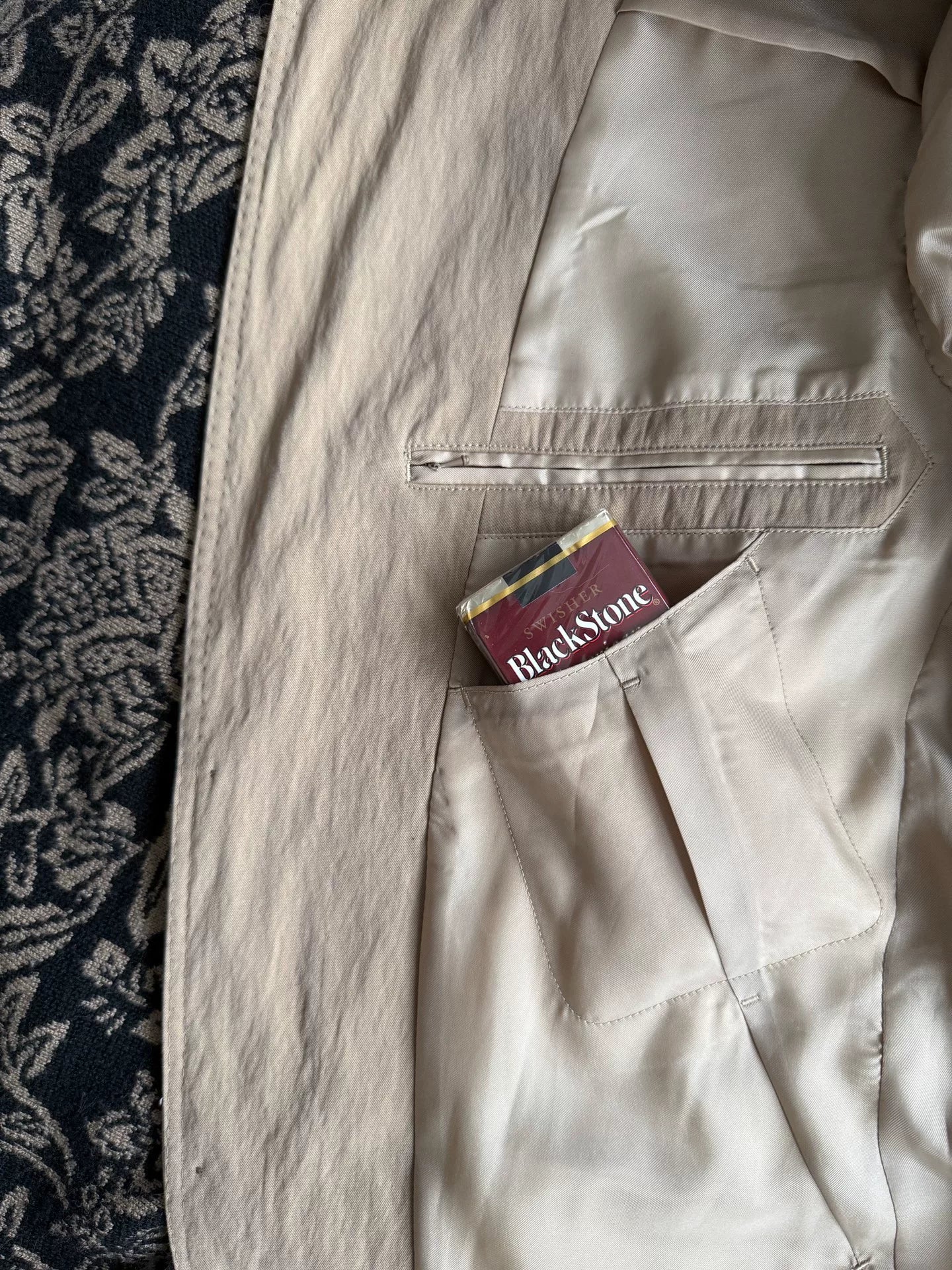 Yohji Yamamoto Textured Beige Blazer Jacket