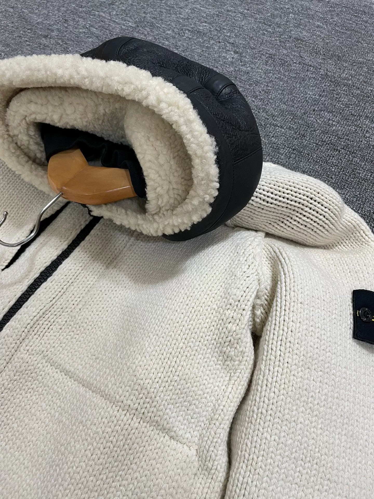 stone island president knit with hood