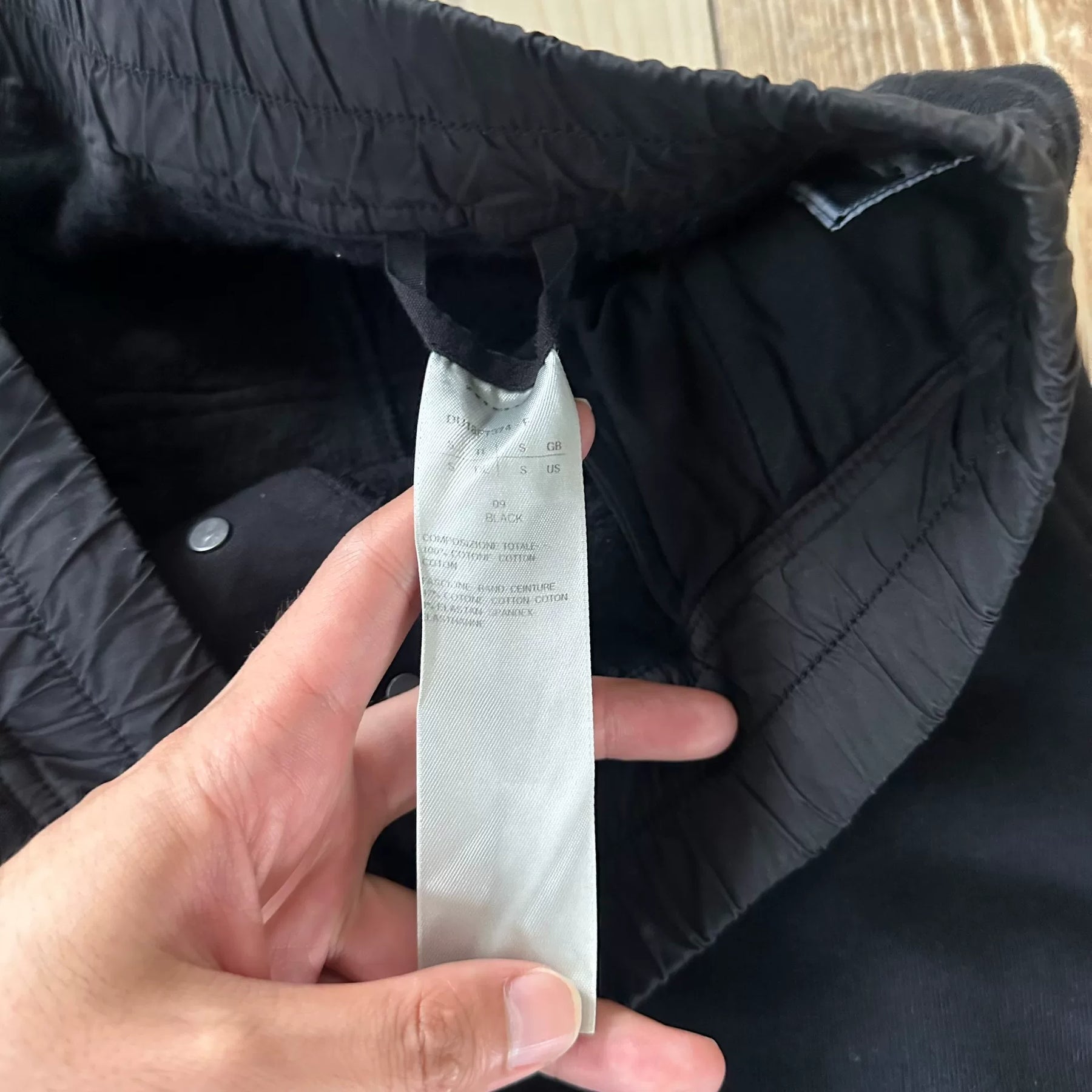 Rick Owens Black Drop-Crotch Sweatpants