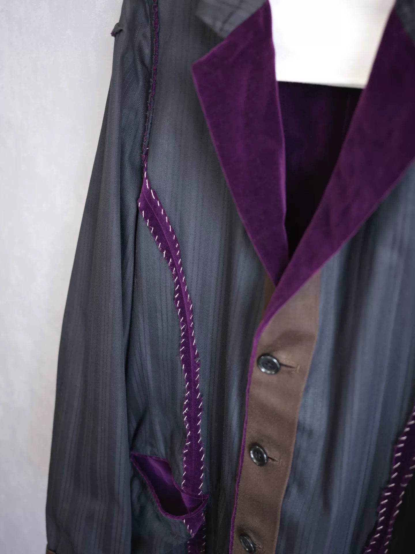 dual-sided velvet jacket by Yohji Yamamoto