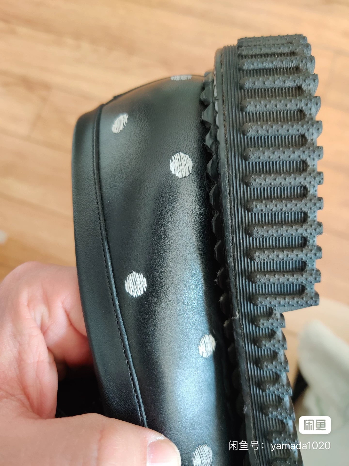 Dior Homme Polka Dot Embroidered Shoes